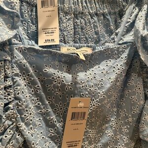 Summer shirt and short set - new- tags attached- size Large- BCBG